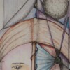 Obra a lápices de colores titulada el Príncipe 02